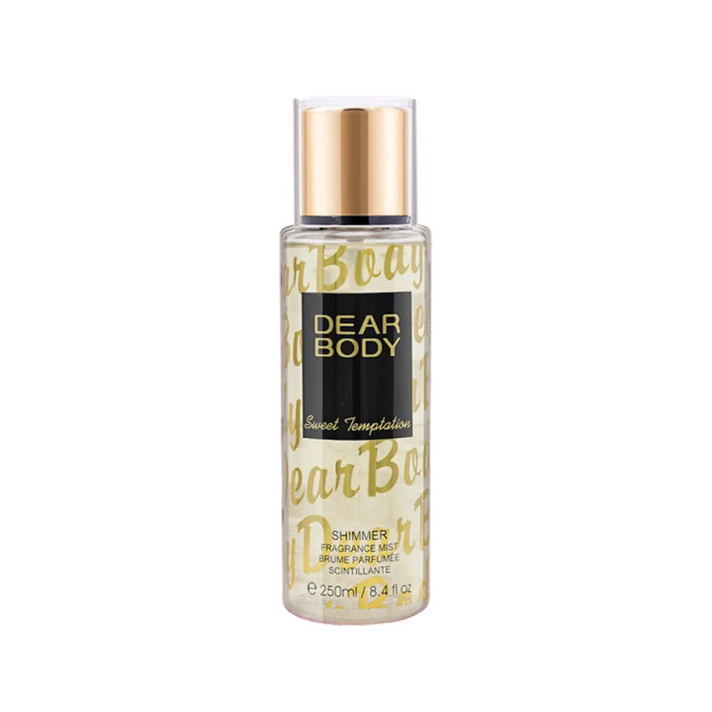 Colônia Body Mist Shimmer Dear Body Sweet Temptation 250ml