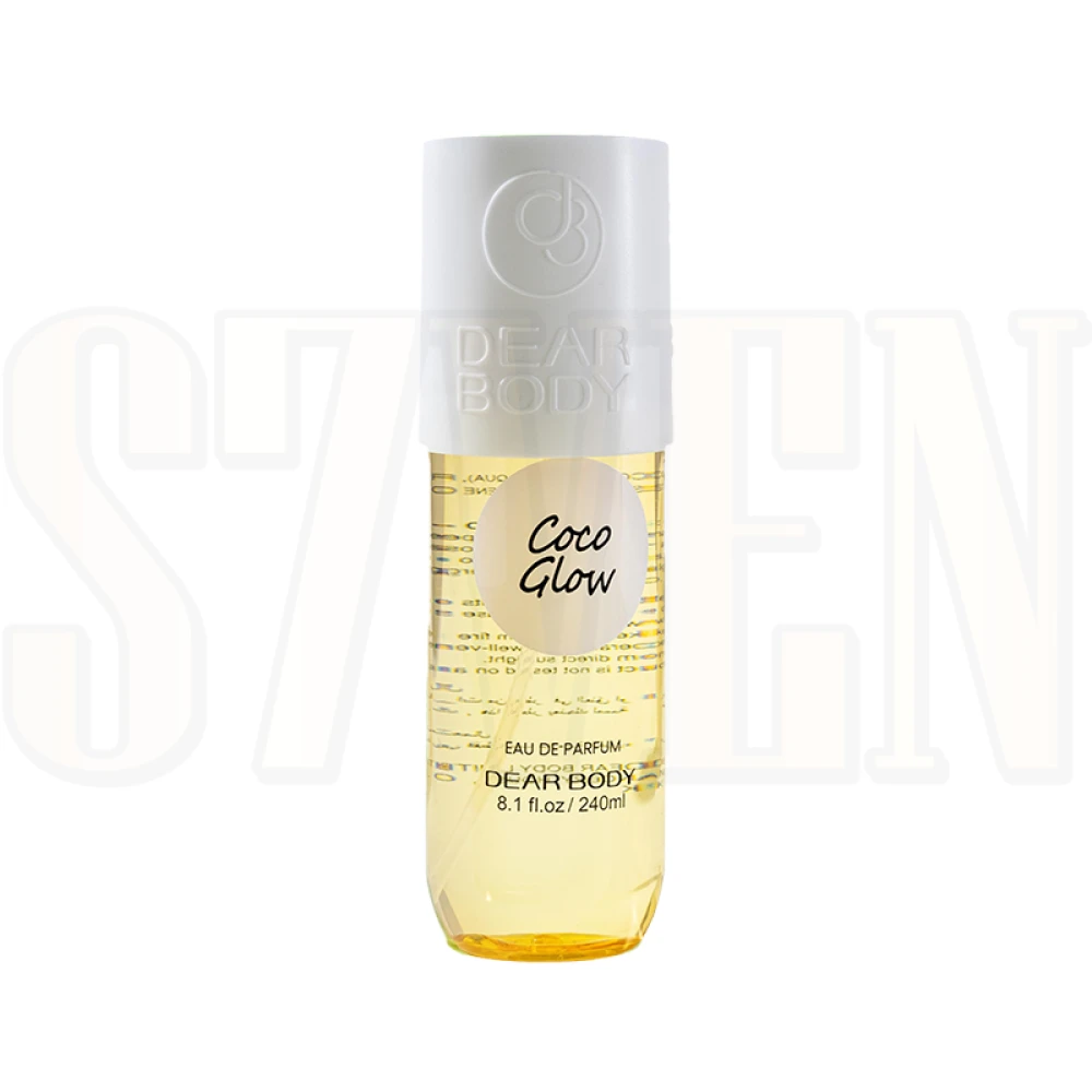Colônia Fragrance Mist Dear Body Coco Glow Eua de Parfum 240ml