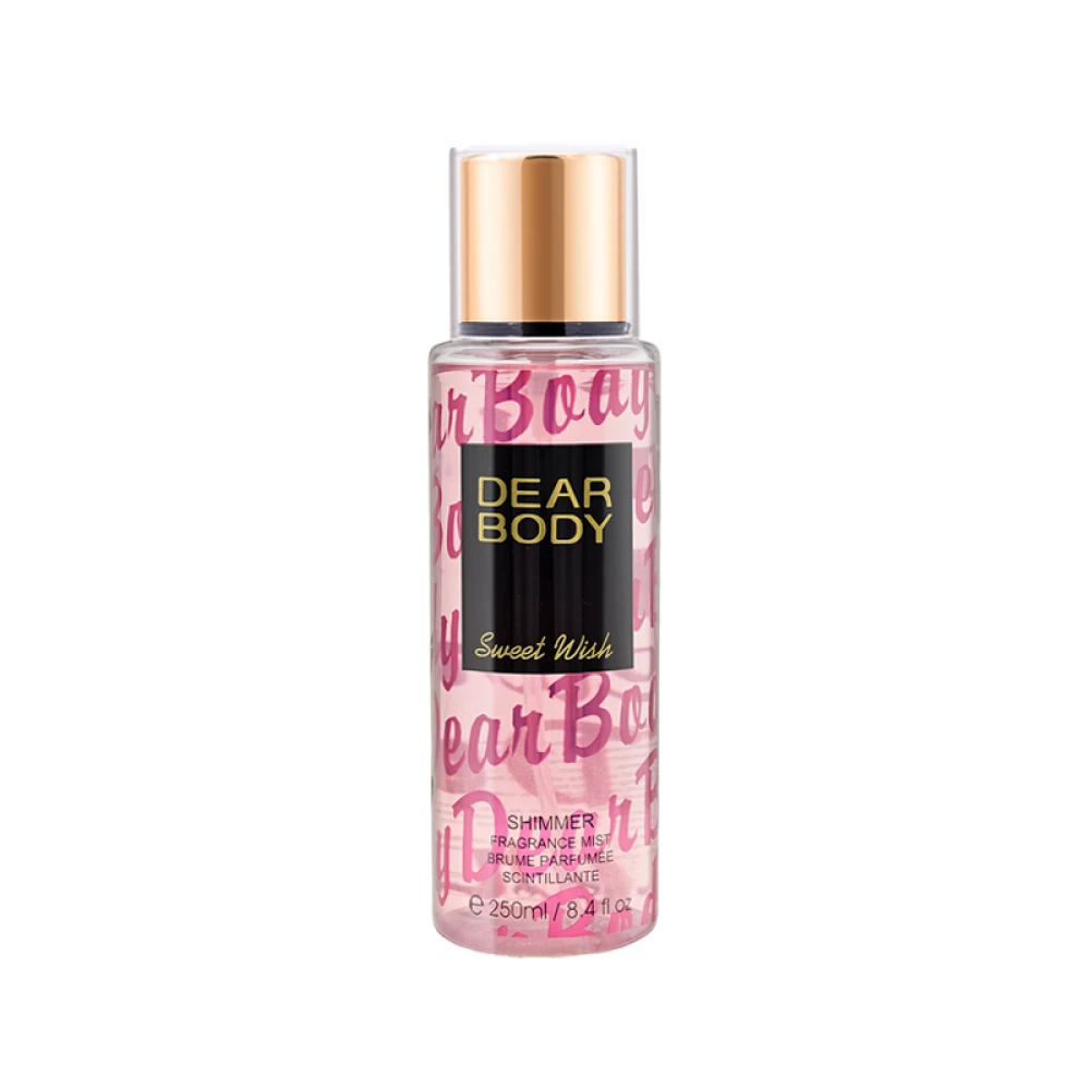 Colônia Body Mist Shimmer Dear Body Sweet Wish 250ml