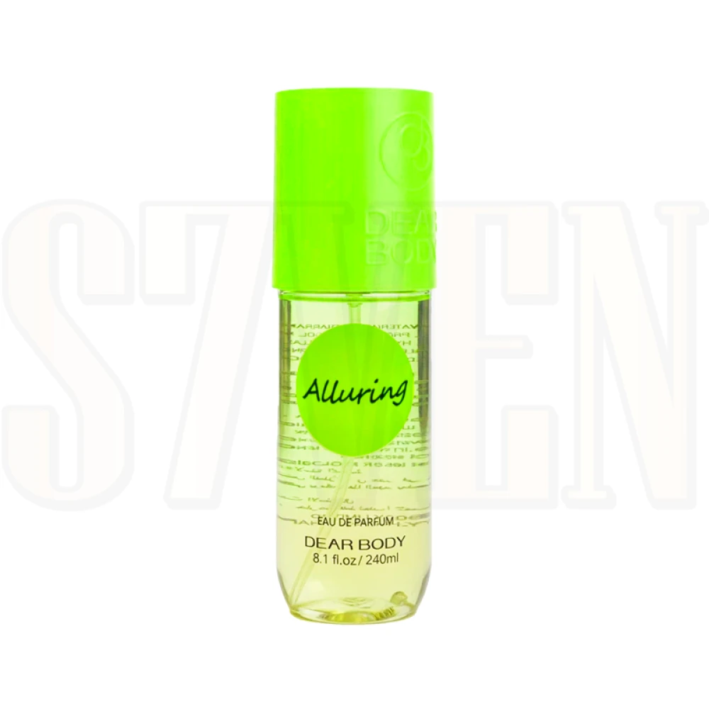 Colônia Fragrance Mist Dear Body Alluring Eua de Parfum 240ml