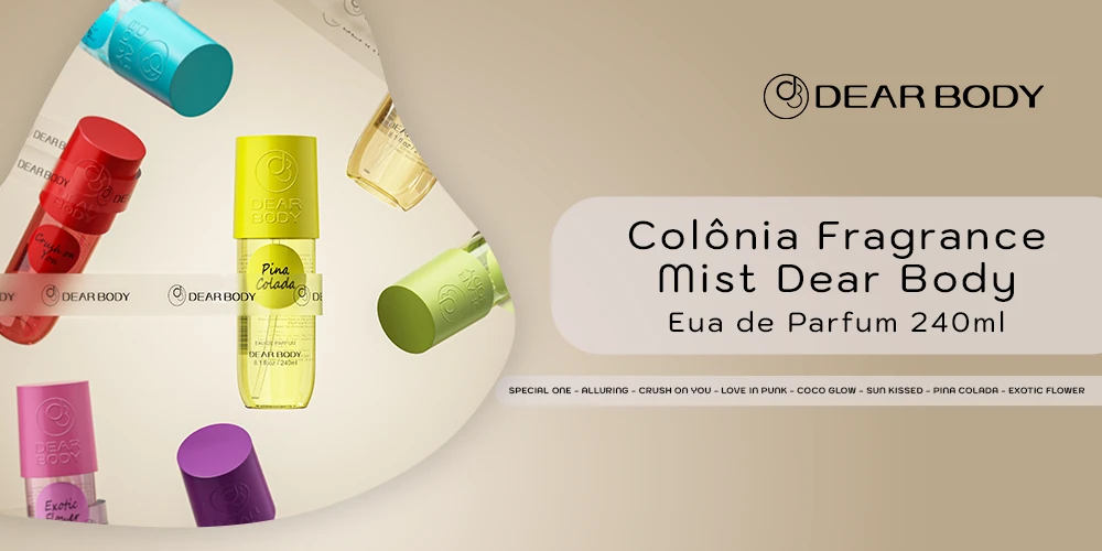 Colônia Fragrance Mist Dear Body 240ml