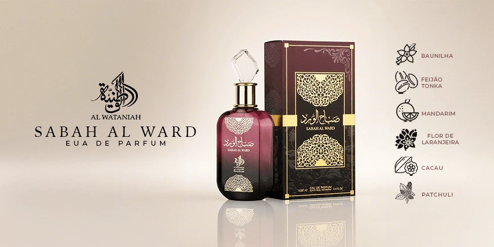 Perfume Al Wataniah Sabah Al Ward | Perfume Árabe no Paraguai